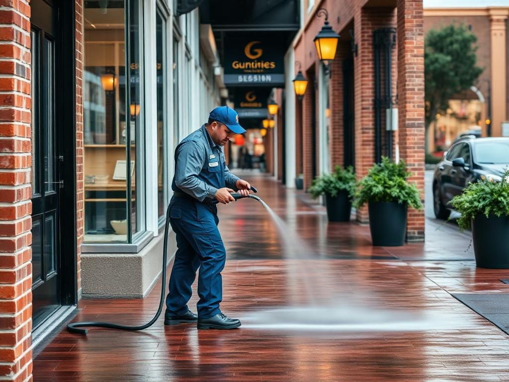 Downtown Storefront Sidewalk