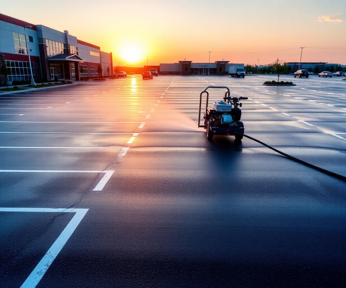 Parking Lot Cleaning